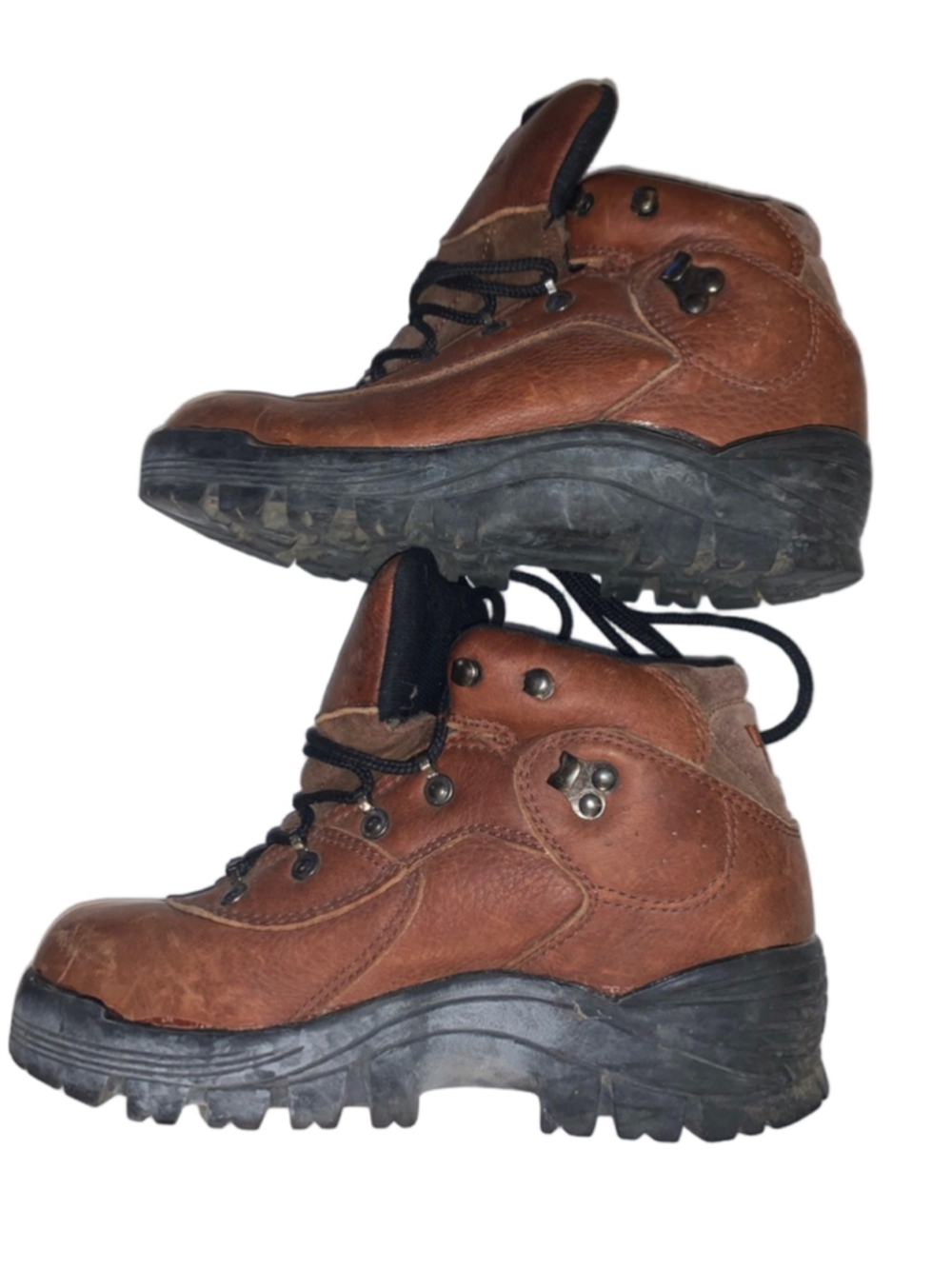 Women's Tyrolia Brown Lace Up Boots Size 7